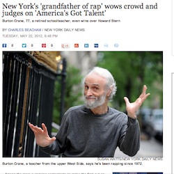 New York's 'grandfather of rap' wows crowd and judges on 'America's Got Talent'