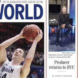 Producer returns to BYU